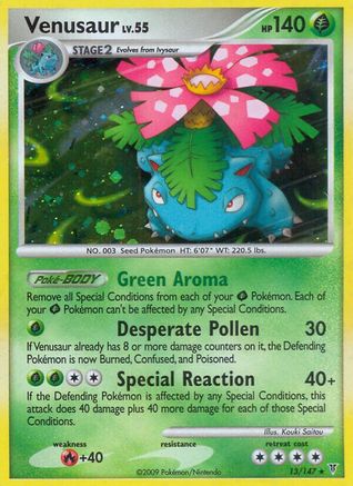Venusaur (13)/147 Holo Rare Holofoil