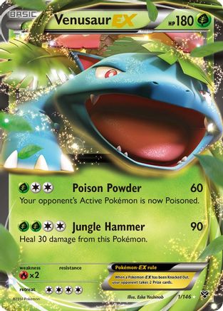 Venusaur EX (1)/146 Ultra Rare Holofoil