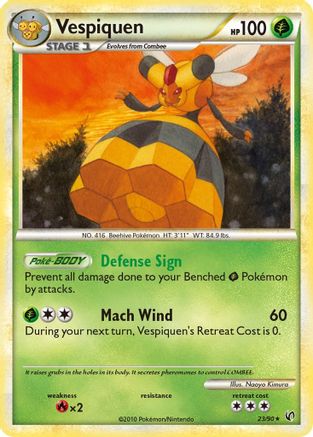 Vespiquen (23)/90 Rare Reverse Holofoil