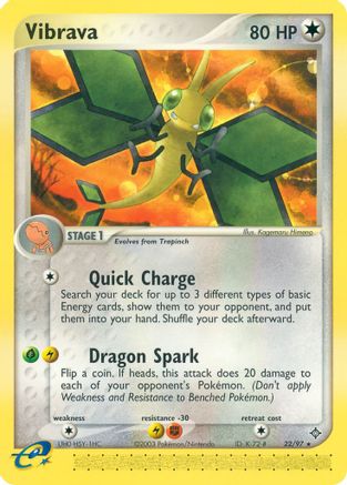 Vibrava - 22/97 (22)/97 Rare Reverse Holofoil