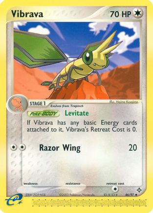 Vibrava - 46/97 (46)/97 Uncommon Reverse Holofoil