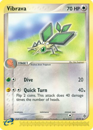 Vibrava - 47/97 (47)/97 Uncommon Reverse Holofoil