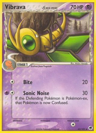 Vibrava - 042/101 (Delta Species) (42)/101 Uncommon Reverse Holofoil