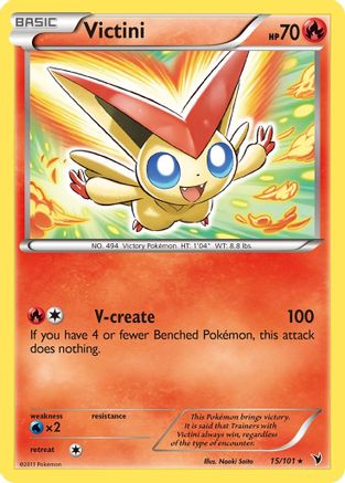 Victini (15) (15)/101 Holo Rare Holofoil