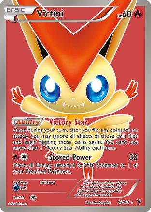 Victini (98 Full Art) (98)/101 Ultra Rare Holofoil