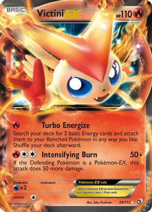 Victini EX (24)/113 Ultra Rare Holofoil