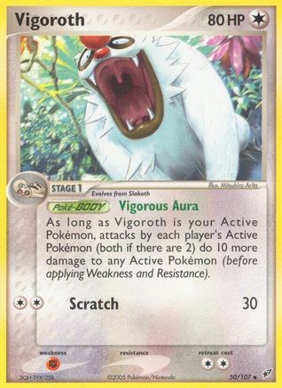 Vigoroth (50)/107 Uncommon Reverse Holofoil