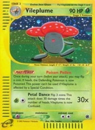 Vileplume (31) (31)/165 Holo Rare Holofoil
