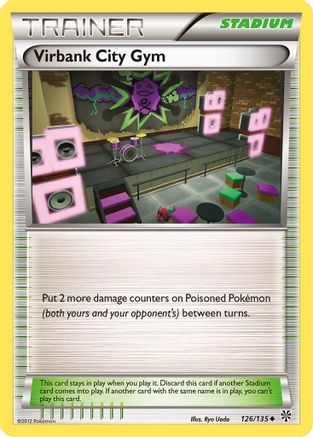 Virbank City Gym (126)/135 Uncommon Reverse Holofoil