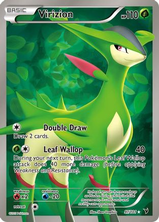 Virizion (Full Art) (97)/101 Ultra Rare Holofoil