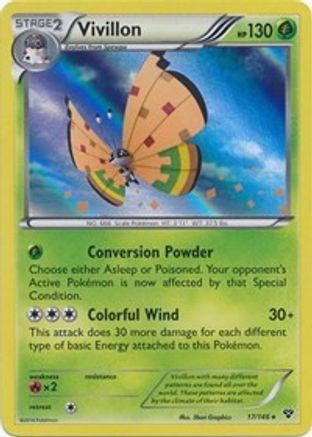 Vivillon (High Plains [Orange]) (17) Holo Rare Holofoil