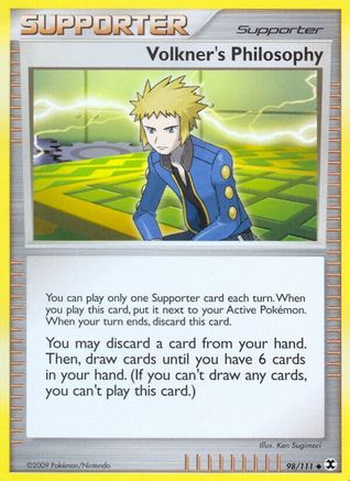 Volkner's Philosophy (98)/111 Uncommon Reverse Holofoil