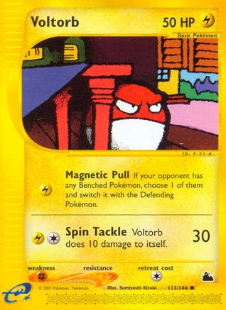 Voltorb (113)/144 Common Reverse Holofoil