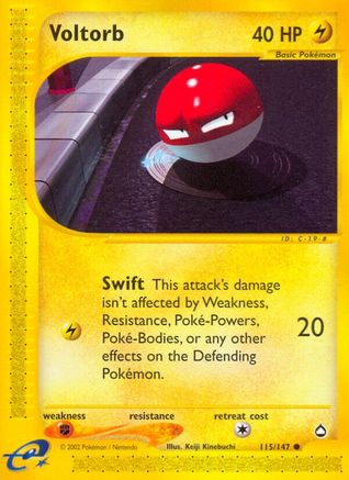 Voltorb (115) (115)/147 Common Reverse Holofoil