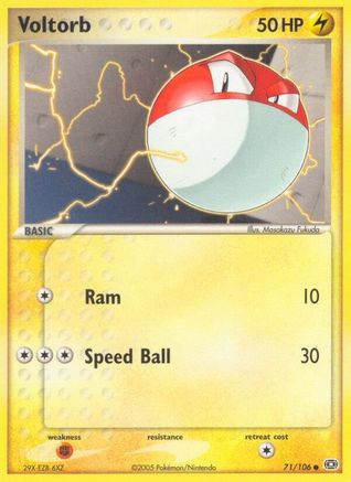 Voltorb (71)/106 Common Reverse Holofoil