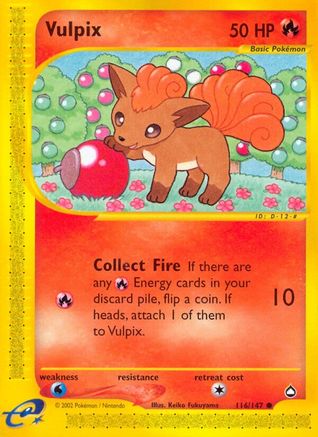 Vulpix (116)/147 Common Reverse Holofoil