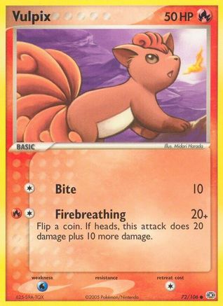 Vulpix (72)/106 Common