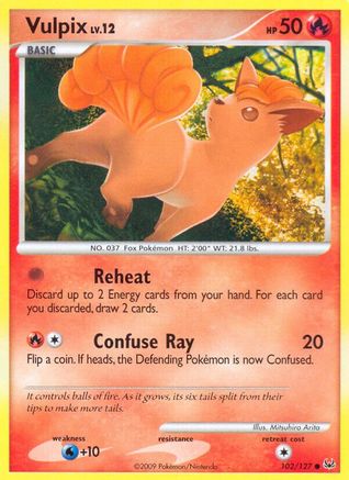 Vulpix (102)/127 Common Reverse Holofoil