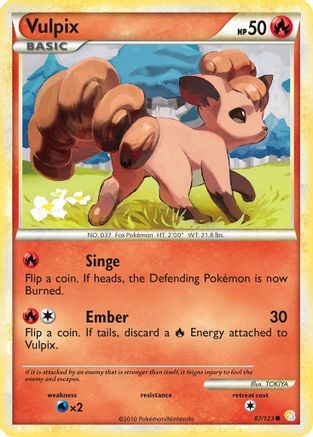 Vulpix (87)/123 Common