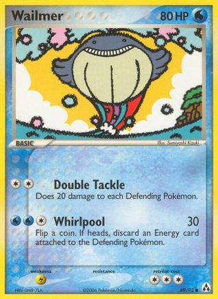 Wailmer (69)/92 Common Reverse Holofoil