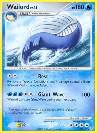 Wailord (47)/147 Rare