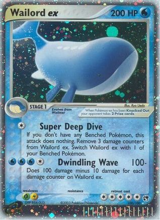 Wailord ex (100)/100 Ultra Rare Holofoil