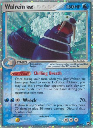 Walrein ex (99)/108 Ultra Rare Holofoil