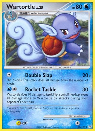 Wartortle (65)/127 Uncommon Reverse Holofoil