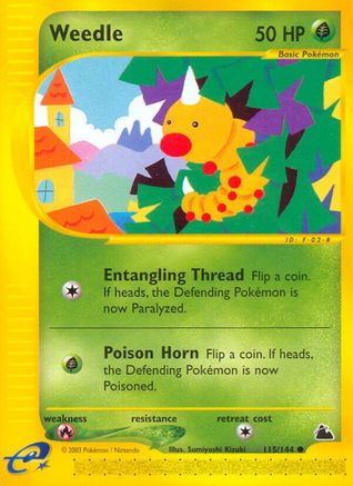 Weedle (115) (115)/144 Common