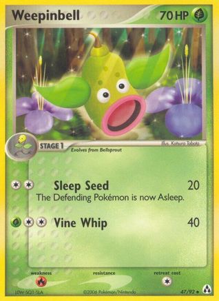 Weepinbell (47)/92 Uncommon Reverse Holofoil