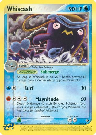 Whiscash (48)/97 Uncommon Reverse Holofoil