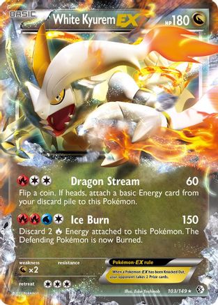 White Kyurem EX (103)/149 Ultra Rare Holofoil