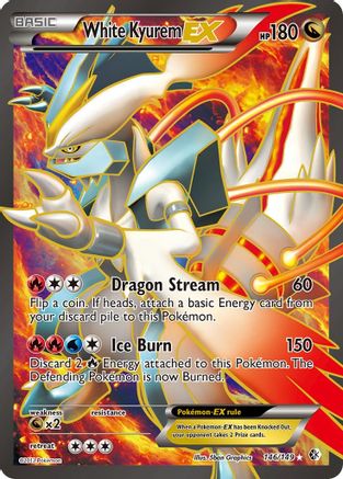 White Kyurem EX (146 Full Art) (146)/149 Ultra Rare Holofoil