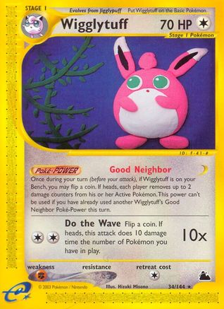 Wigglytuff (34)/144 Rare Reverse Holofoil