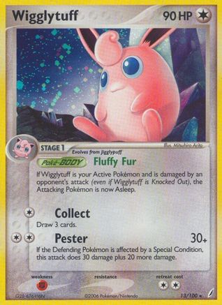 Wigglytuff (13)/100 Holo Rare Holofoil