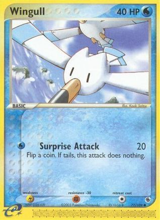 Wingull (77)/109 Common Reverse Holofoil