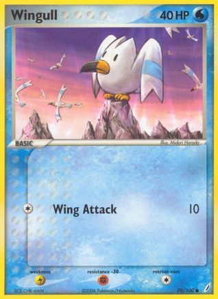 Wingull (70)/100 Common Reverse Holofoil