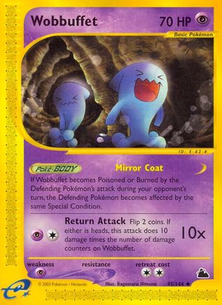Wobbuffet (45)/144 Uncommon Reverse Holofoil