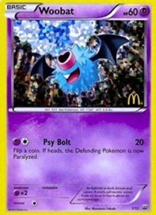Woobat - 7/12 (7)/12 Promo Holofoil