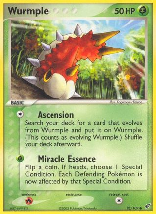 Wurmple (82)/107 Common Reverse Holofoil