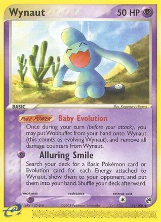 Wynaut (54)/100 Uncommon Reverse Holofoil