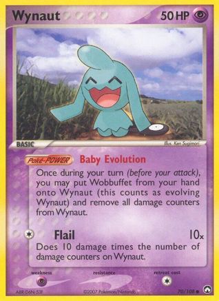 Wynaut (70)/108 Common Reverse Holofoil