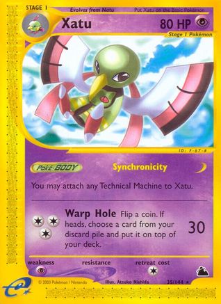 Xatu (35) (35)/144 Rare Reverse Holofoil