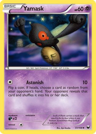 Yamask (51)/108 Uncommon Reverse Holofoil