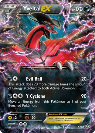 Yveltal EX - XY08 (XY08)/211 Promo Holofoil