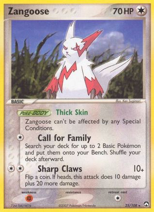 Zangoose (25)/108 Rare