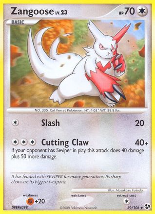 Zangoose (59)/106 Uncommon