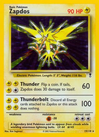 Zapdos (19)/110 Holo Rare Reverse Holofoil