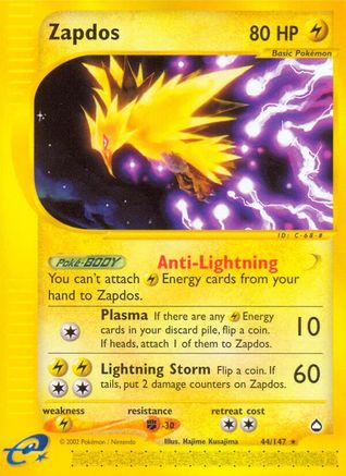 Zapdos (44)/147 Rare Reverse Holofoil