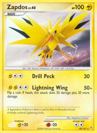 Zapdos (48) (48)/147 Rare